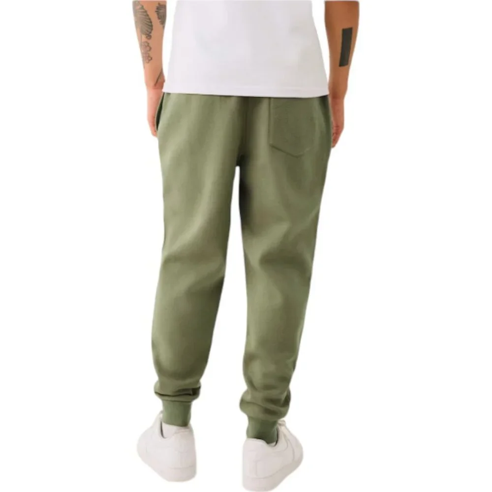 True Religion Men's Sweatsuit Size M Fleece Tracksuit Gift Set Olive Green NWT